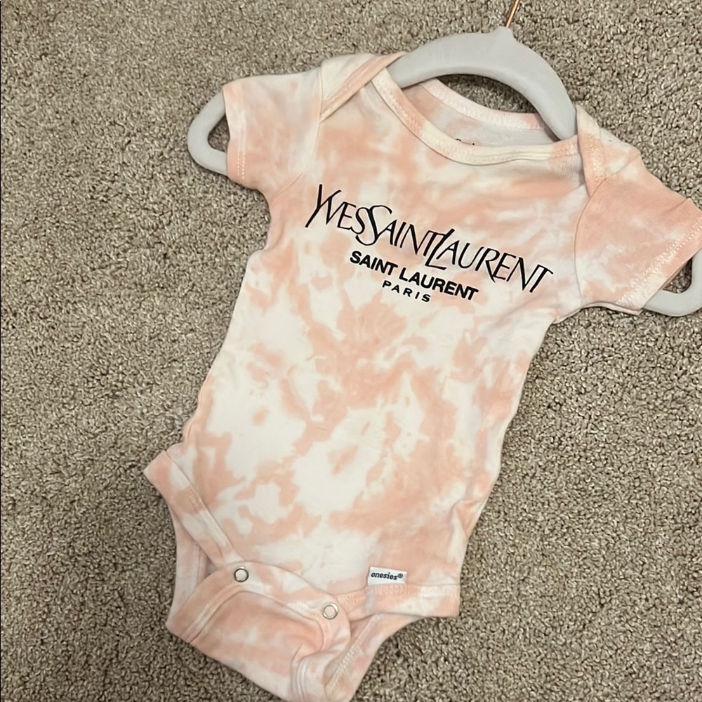 YSL Baby Onesie and Blue Romper Set - Picture 2 of 4